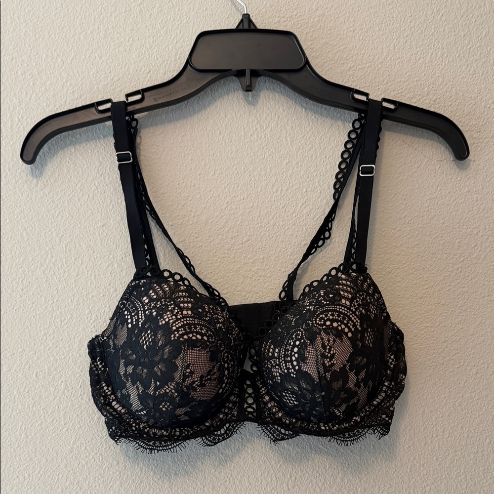 Victoria's Secret Black Lace Underwire Bra